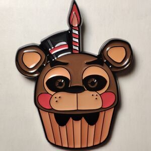 Five Nights At Freddy's Blind Box Toy Freddy Cupcake Enamel Pin Official Badge